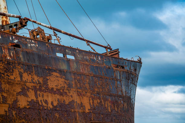 istock Aground ship at cabo san pablo beach, argentina 1720819280