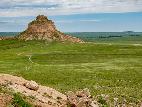 Pawnee Buttes, Colorado in early summer.