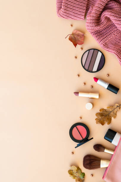 istock Autumn beauty background top view. 1720903270