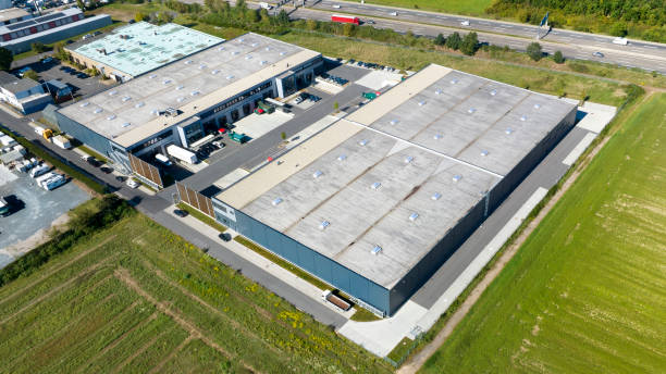 istock Industrial area and buildings - aerial view 1720966974