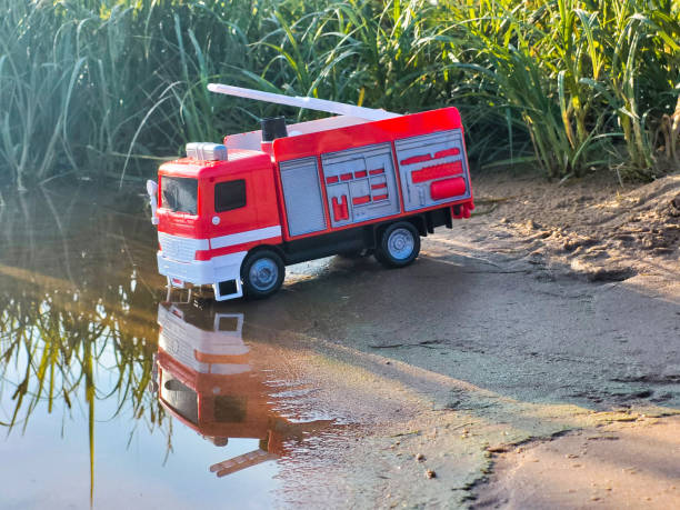 istock Children's model transport outdoor rescue operation 1720991256