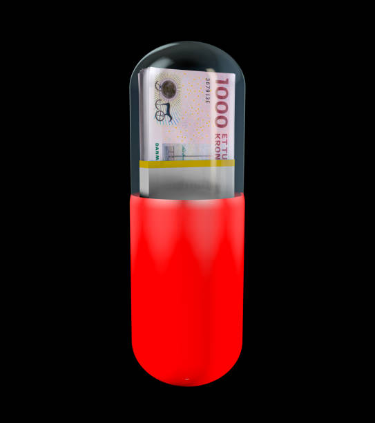 istock Danish Krone packs in the capsule, pill. 1721026900