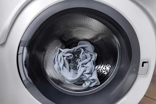 Washing machine close-up