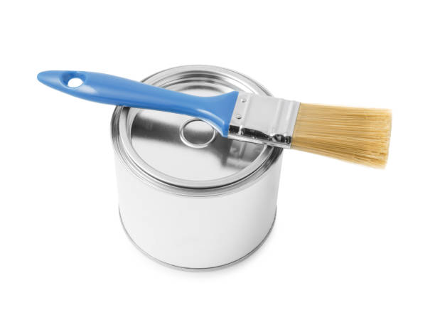 istock New metal paint can and brush on white background 1721178016