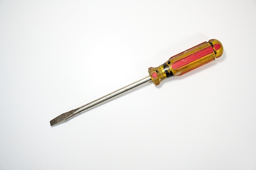 Old USed Slotted Screwdriver