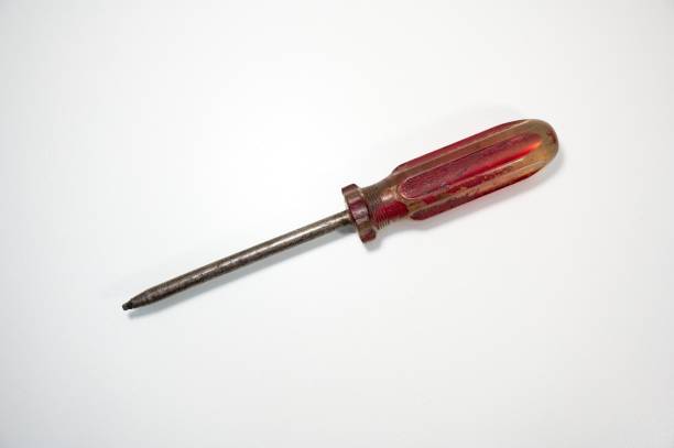 tournevis robertson - screwdriver isolated phillips work tool photos et images de collection