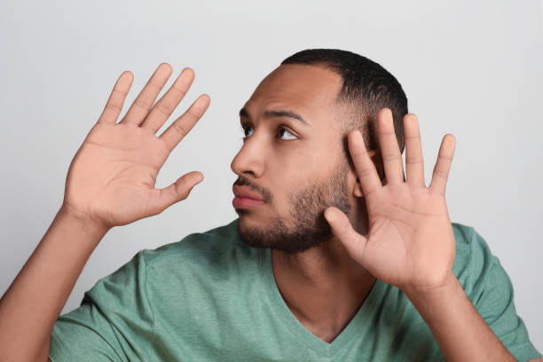 istock Young man stuck to transparent screen. Internet addiction concept 1721214461