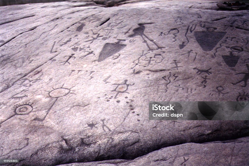 Petroglyphs - Royalty-free Arcaico Foto de stock