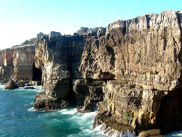 Magical cliffs stock photo