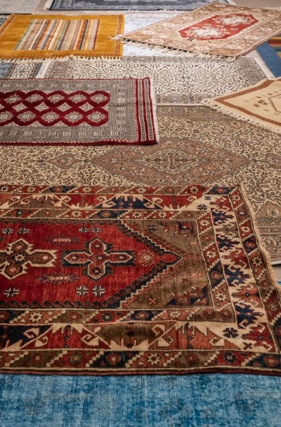 istock handmade wool and silk carpets, typical turkish handmade kilim carpets and rugs 1721243072