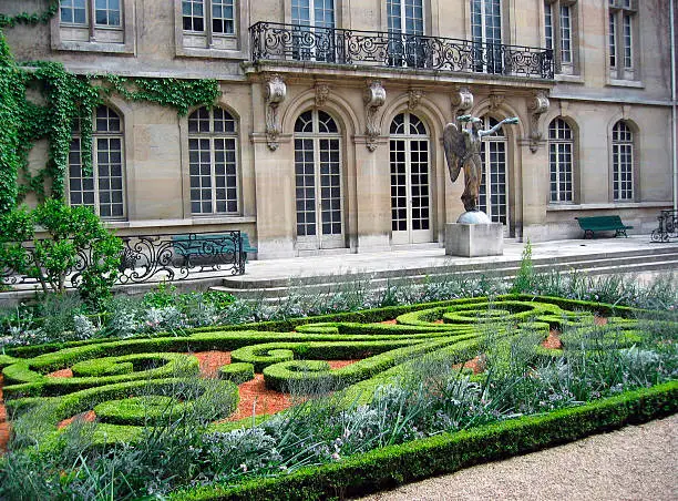 Garden in The Marais (Paris)