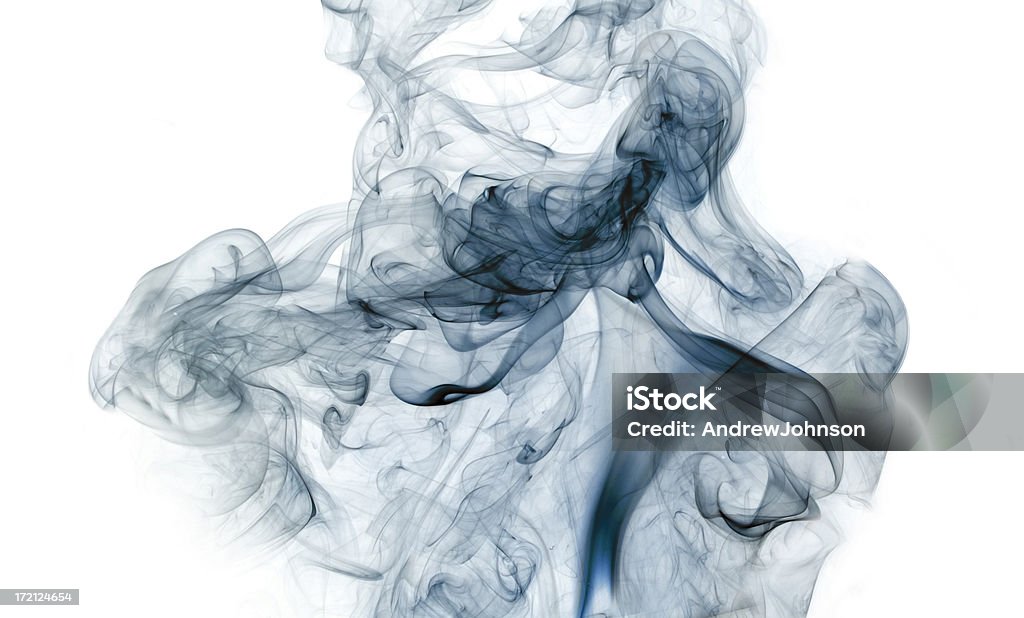 Blue fumée - Photo de Abstrait libre de droits