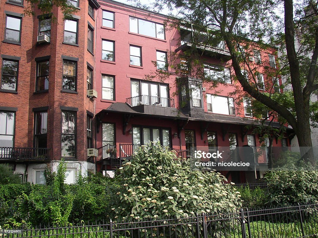Edifici residenziali - Foto stock royalty-free di Brooklyn Heights