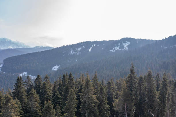 istock Clouds and mists drown the snow mountain 1721249540
