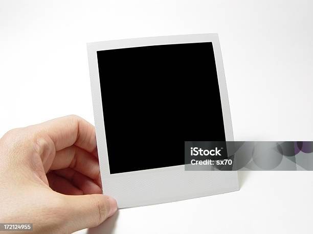 Moldura De Polaroid Em Branco - Fotografias de stock e mais imagens de Criatividade - Criatividade, Câmara Instantânea, Fotografia - Imagem