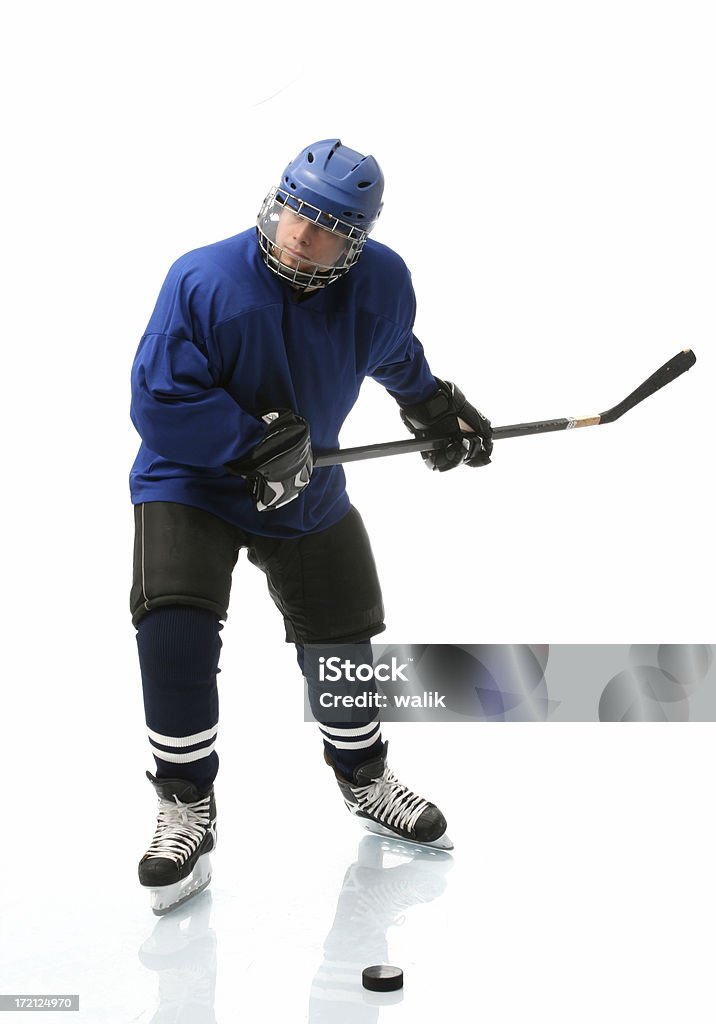 Giocatore di Hockey - Foto stock royalty-free di Aggressione