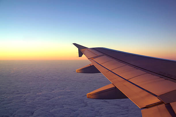 sunrise at 30,000 feet.