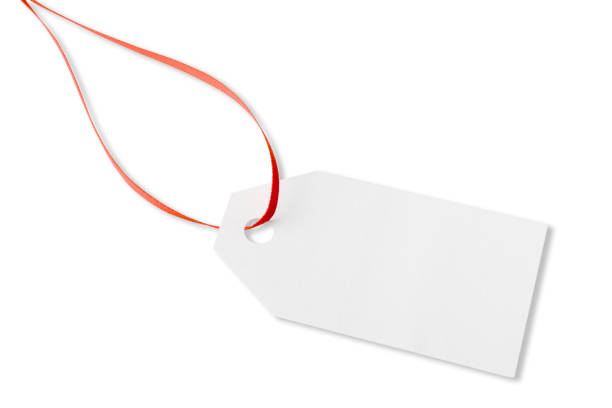 istock Blank Gift or Price Tag on White with Clipping Path 172125305