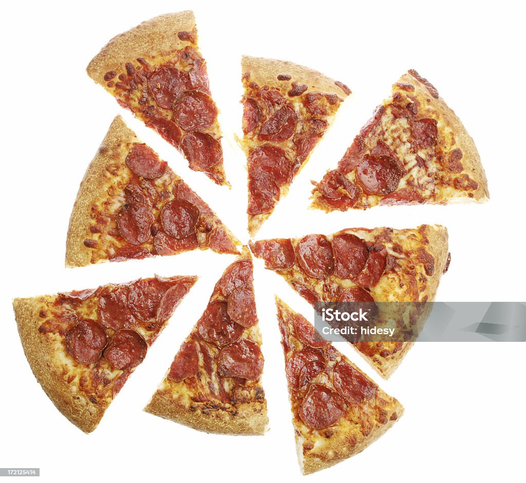 Slices for Everyone Studio Shot of pizza Color Image Stock Photo