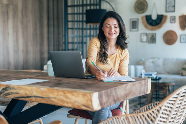 istock Woman at Home office 1721257690