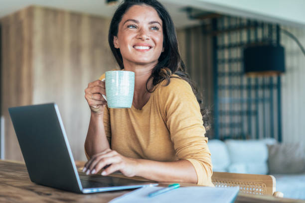 istock Woman at Home office 1721257693