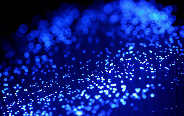 istock Blue fiber optic lights as a background 172125863