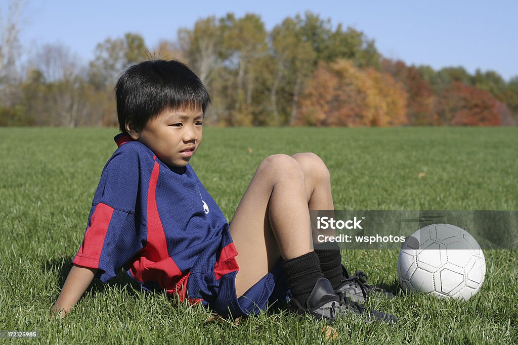 É preciso uma ruptura de futebol! - Royalty-free 8-9 Anos Foto de stock