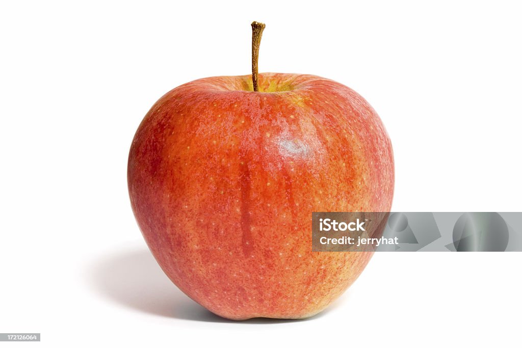 Close-up of a red fortune apple isolated on white An apple variety called Red Fortune, isolated on white. Apple - Fruit Stock Photo