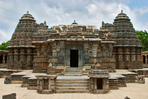 Templo Somanathpur, del maharajá, India photo