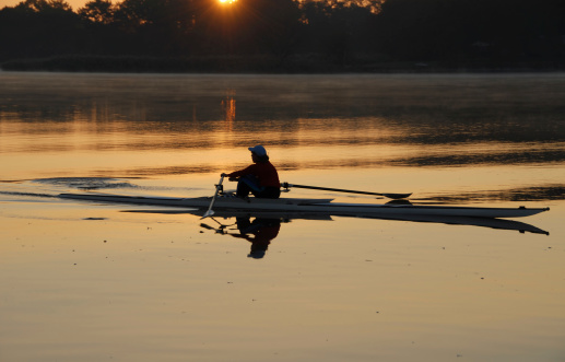 Rowing at Sunrise