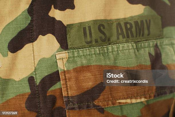 Photo libre de droit de Us Army Poche banque d'images et plus d'images libres de droit de Armée américaine - Armée américaine, Plein cadre, Tenue de camouflage