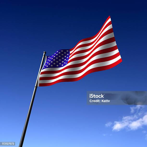 Американский Флаг — стоковые фотографии и другие картинки Американская культура - Американская культура, Величественный, Военное дело