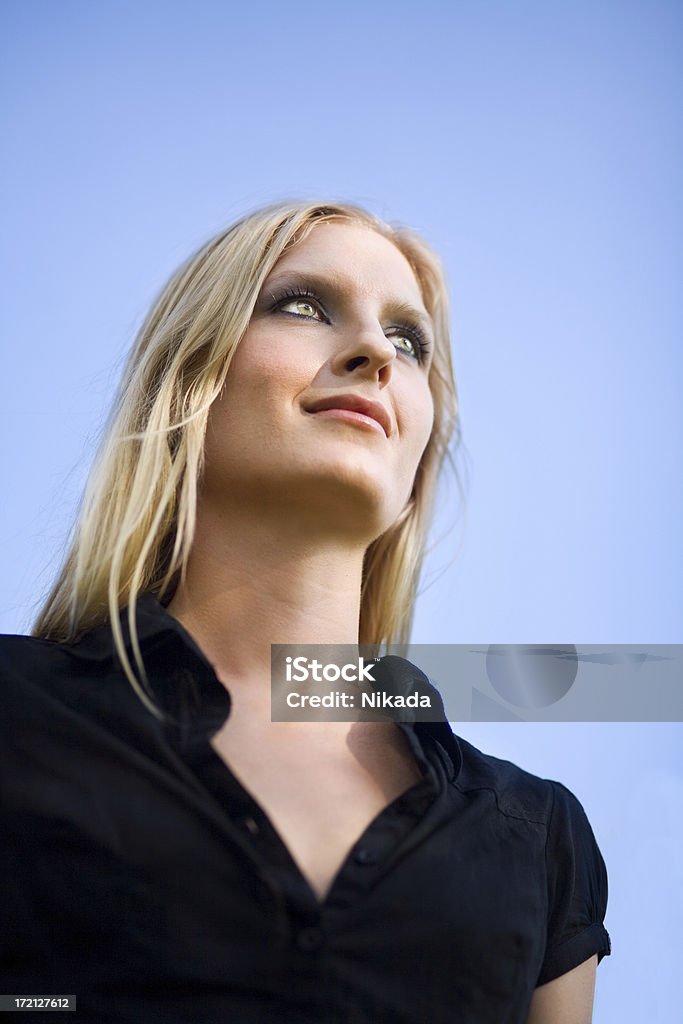 Mujer de negocios - Foto de stock de Azul libre de derechos