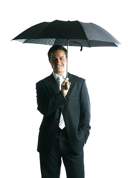 istock Businessman - Holding an unbrella 172127667