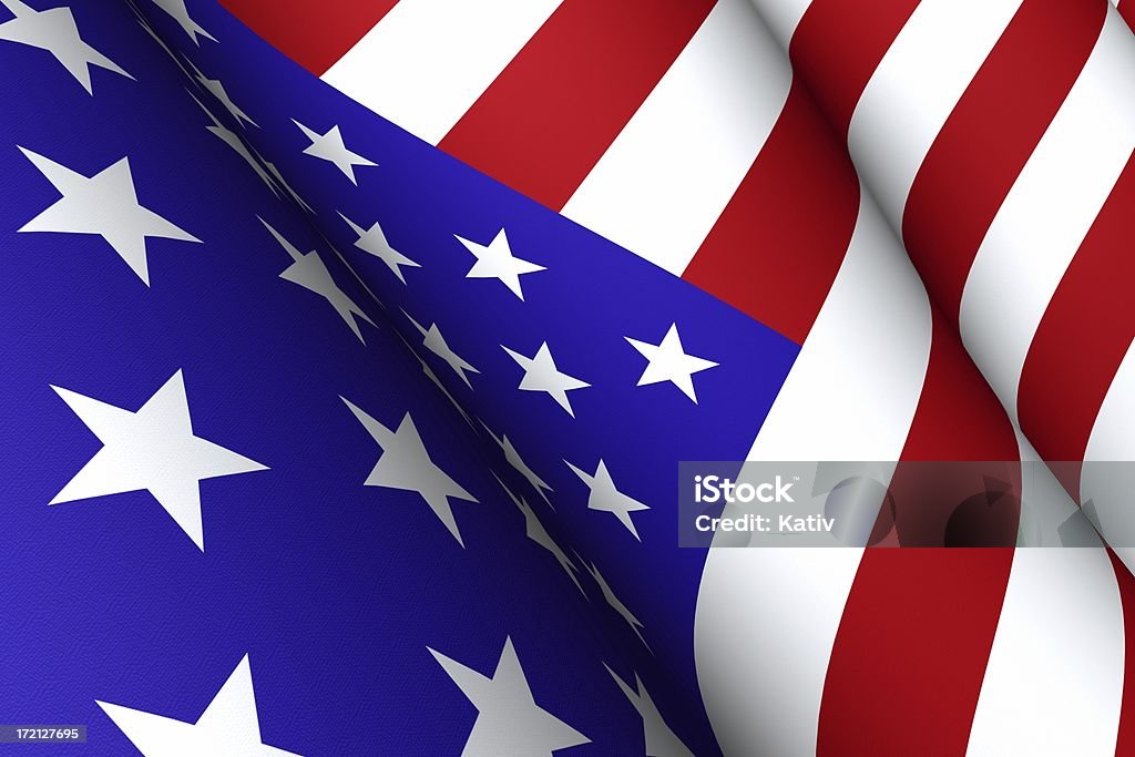 Bandiera USA - Foto stock royalty-free di Bandiera degli Stati Uniti