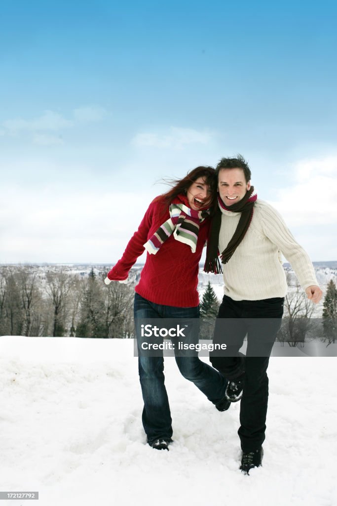 Glückliche Paar - Lizenzfrei Im Freien Stock-Foto