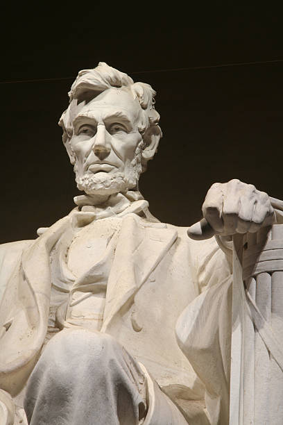 에이브러햄 링컨 - lincoln memorial washington dc people abraham lincoln 뉴스 사진 이미지