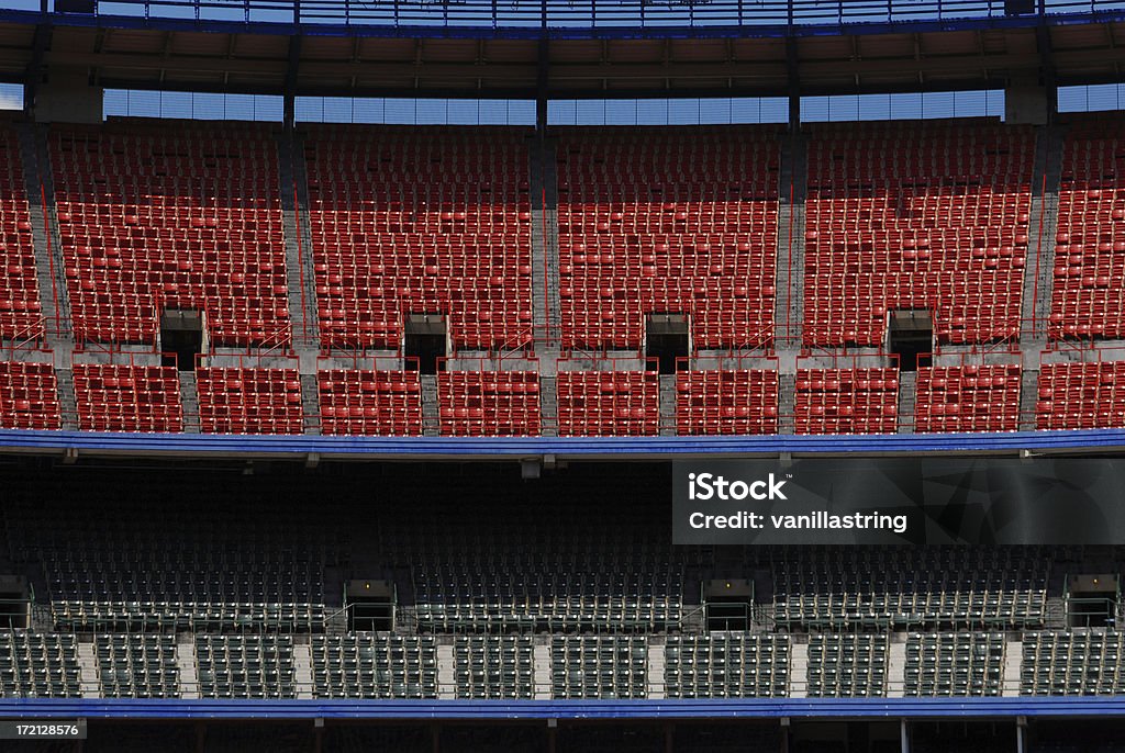 Estádio vazio bleechers - Royalty-free Suporte Foto de stock