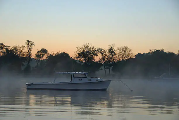 Photo of Fishing boat in the fog