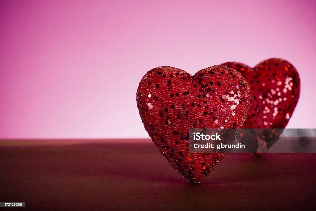 Resplandeciente corazones - Foto de stock de Amistad libre de derechos