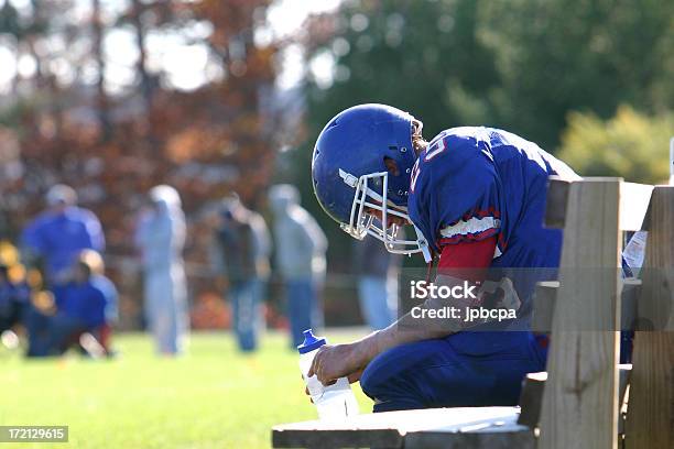 Exhausted Stock Photo - Download Image Now - American Football Player, American Football - Ball, American Football - Sport