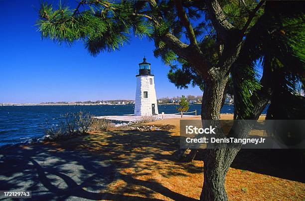 Faro Dellisola Di Capra - Fotografie stock e altre immagini di New England - Stati Uniti Orientali - New England - Stati Uniti Orientali, Newport - Rhode Island, Faro