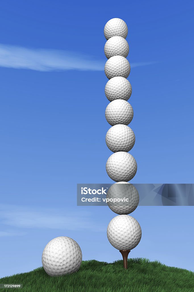 Golfscraper - Lizenzfrei Gestapelt Stock-Foto