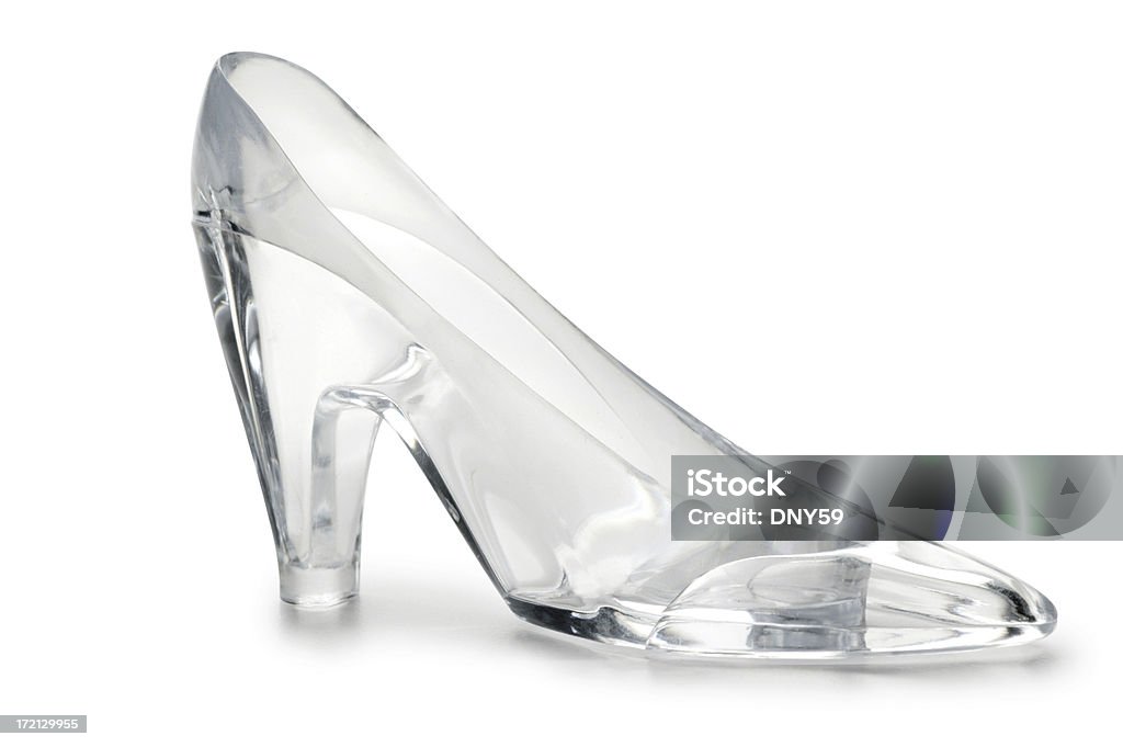 Indgang Skuffelse Memo Glass Slipper Stock Photo - Download Image Now - Glass Slipper, Cinderella,  Shoe - iStock
