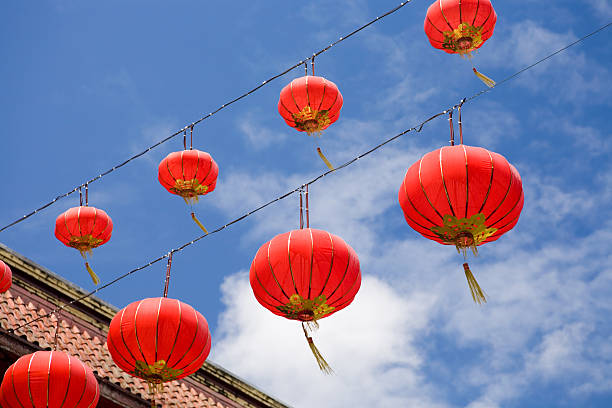 Chinese Lanterns stock photo