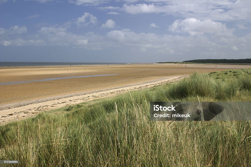 Inglês Cena de praia, Norfolk - Royalty-free Areia Foto de stock