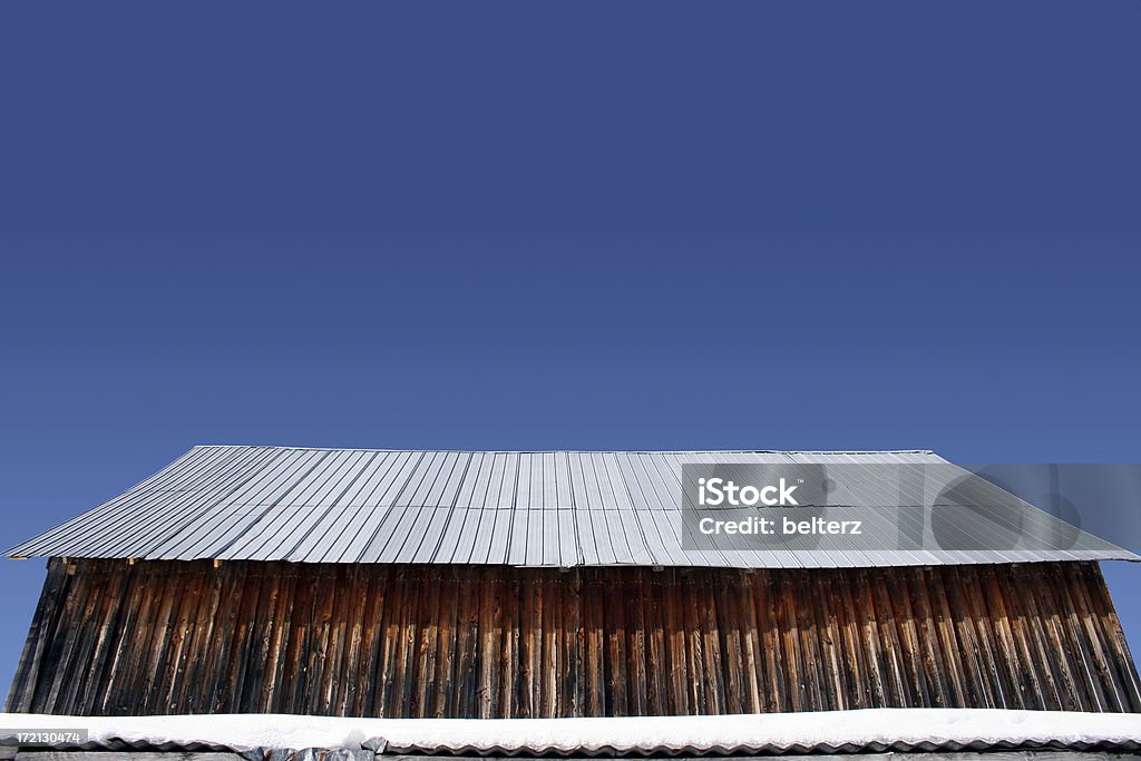 Barn sul tetto - Foto stock royalty-free di Baracca - Struttura edile