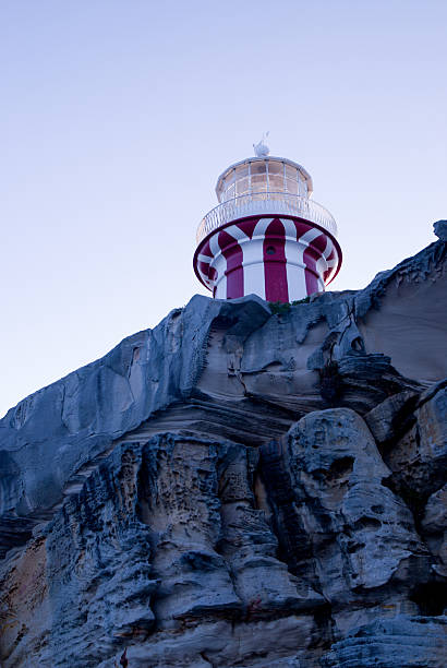 Faro di seguito - foto stock