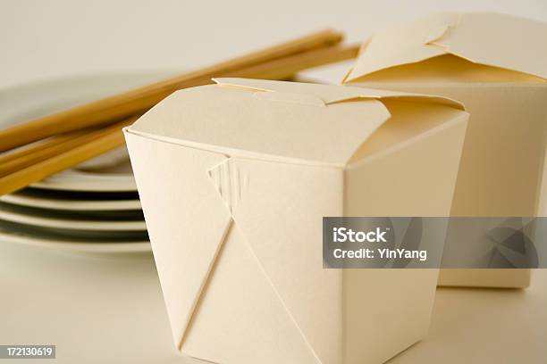 Chiński Wyjmij Pojemnik Pole Z Chińskie Jedzenie Kuchnia - zdjęcia stockowe i więcej obrazów Pudełko