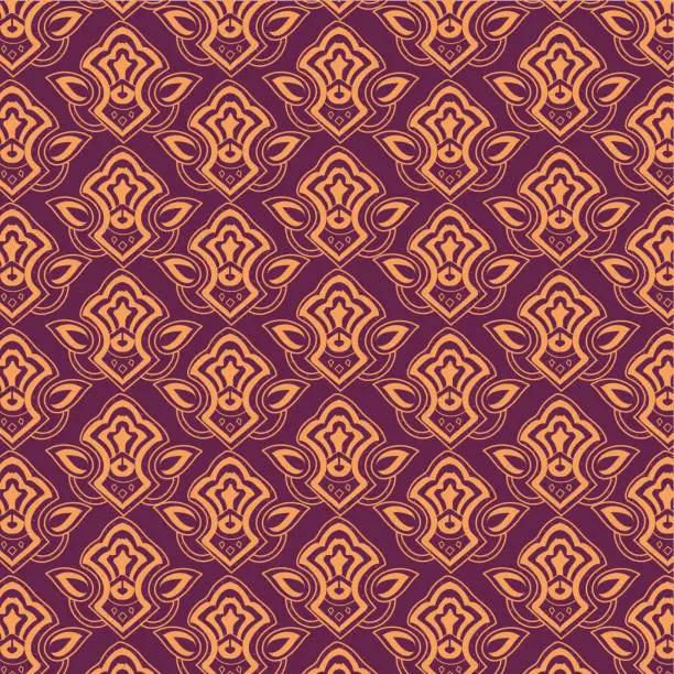 Vector illustration of Indonesian Traditional Batik